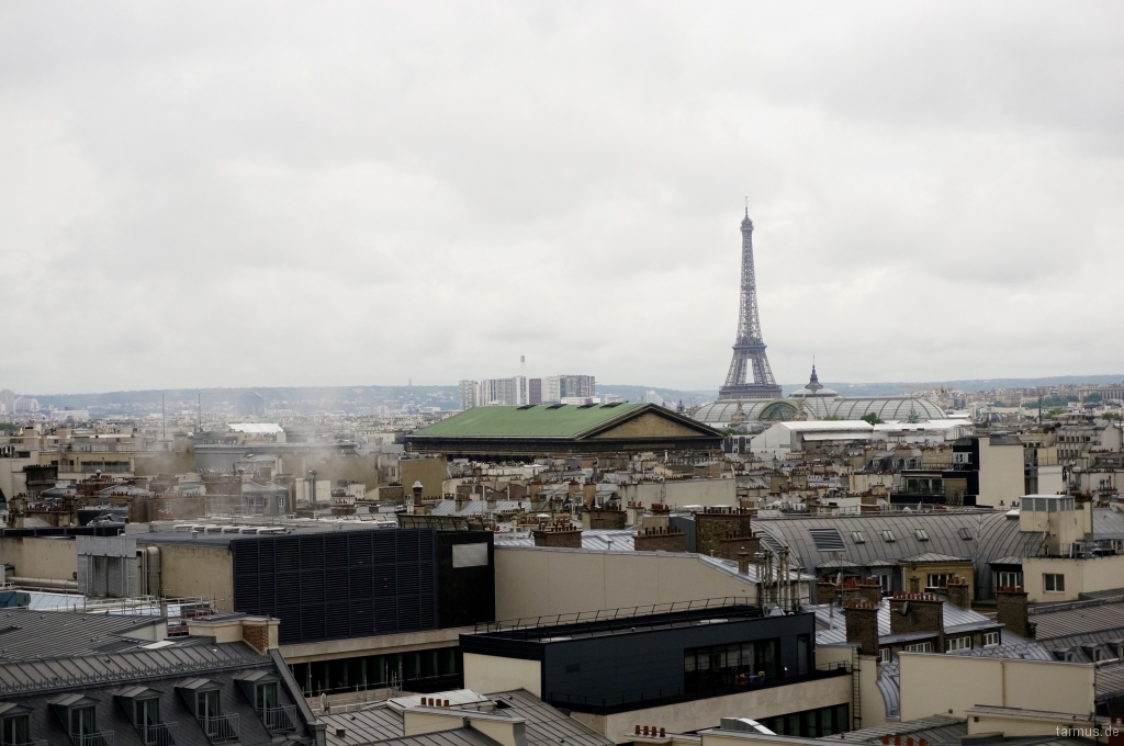 Spectacular view from La Terrasse at Galeries Lafayette