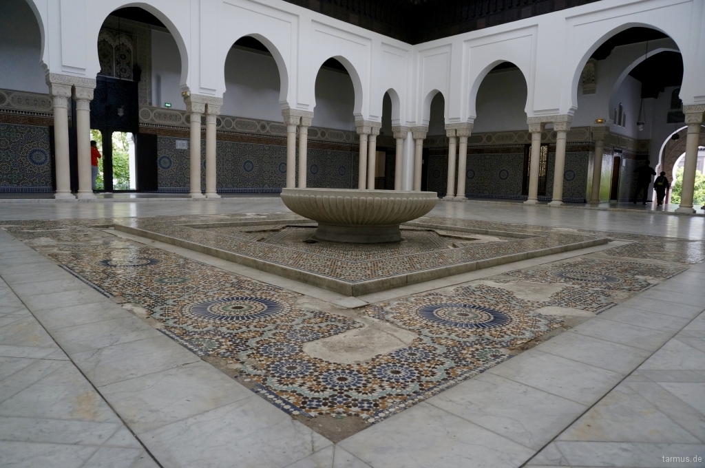 Grand Patio of The Grand Mosque of Paris