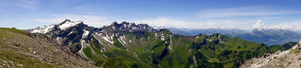 View from Augstenberg in Liechtenstein